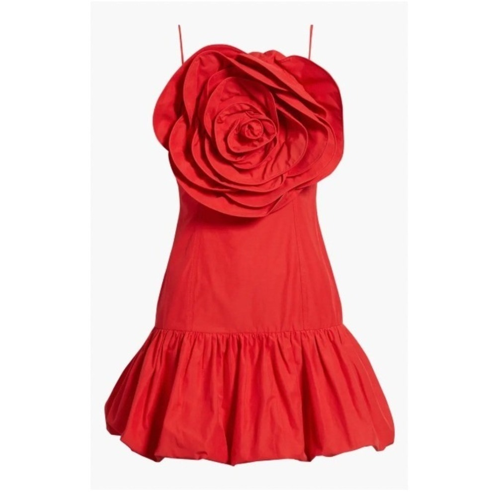 Farm Rio Red Balloon 3D Floral Mini Dress | Size M - Picture 12 of 12